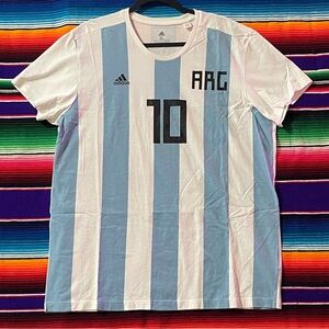Adidas Messi 10 Argentina national team soccer shirt mens XL